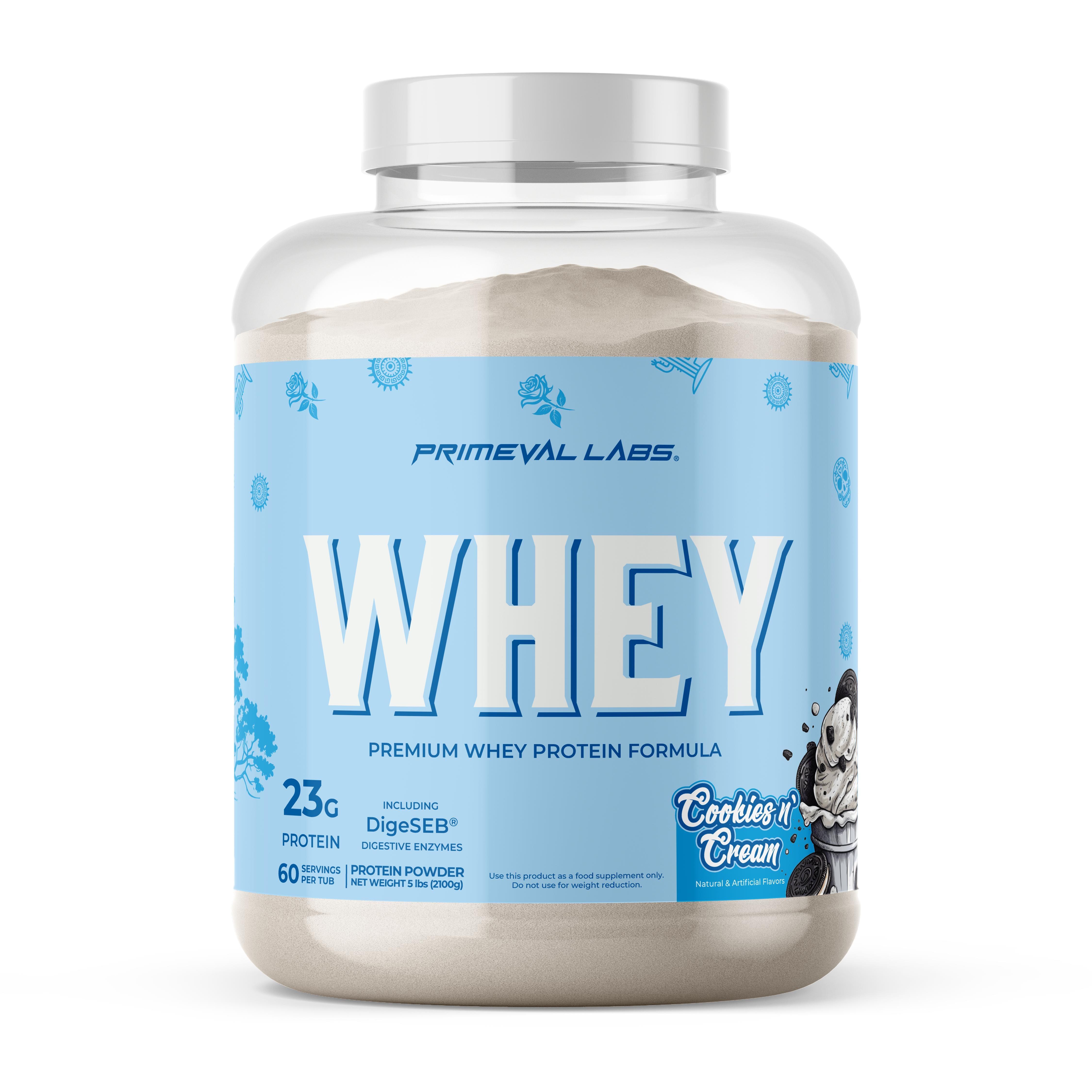 Whey Protein Fitness Supplements - Primeval Labs