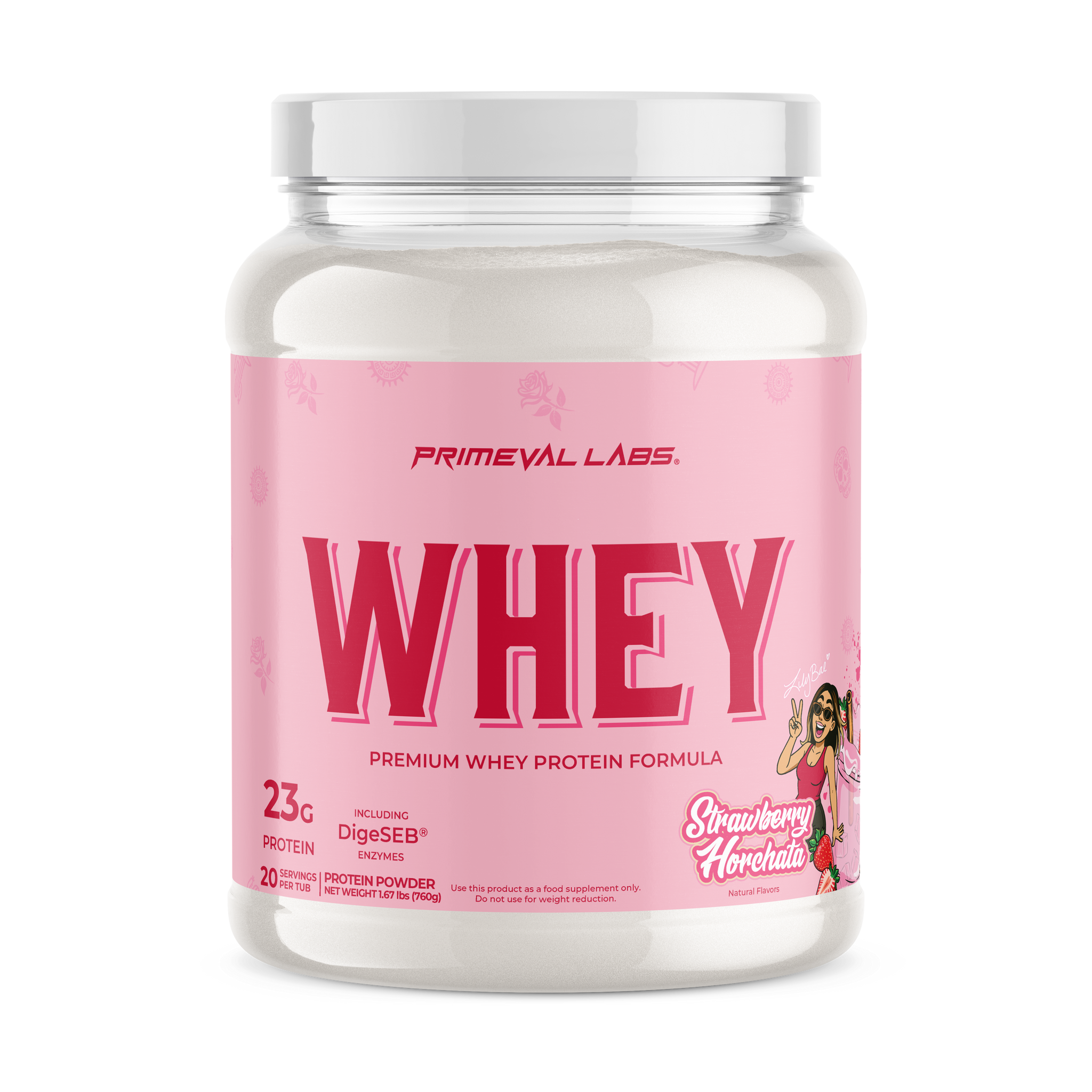 Whey Strawberry Horchata - Lily Bae Collaboration