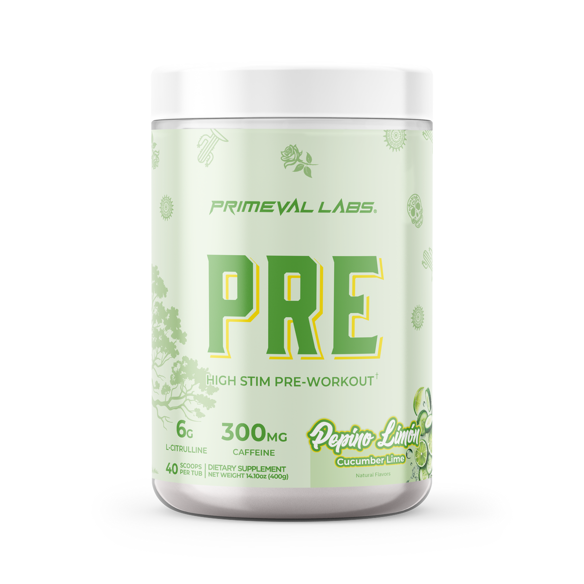 PRE Workout Energy Formula Supplement - Primeval Labs