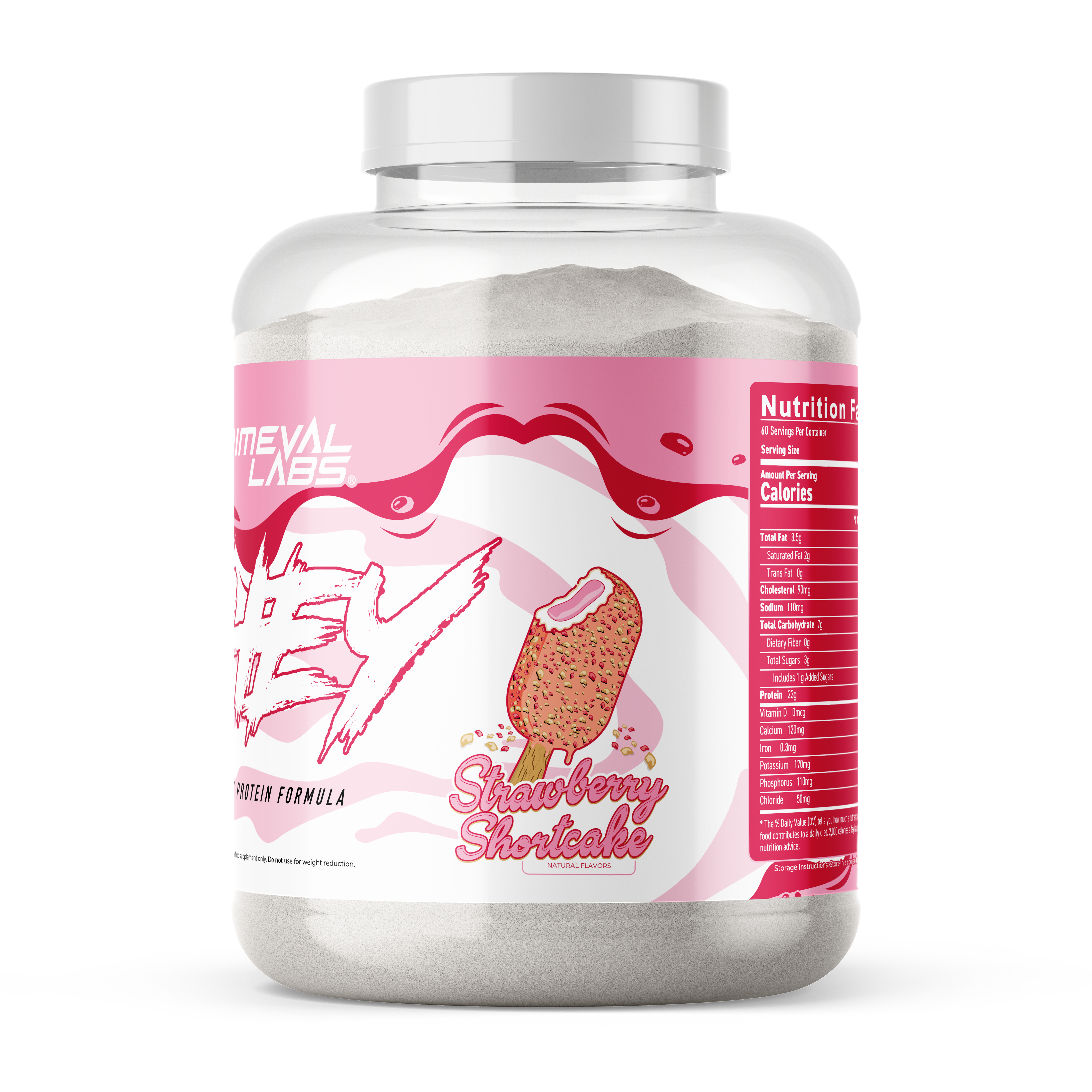 Strawberry Shortcake Whey Protein PROTEIN - Primeval Labs