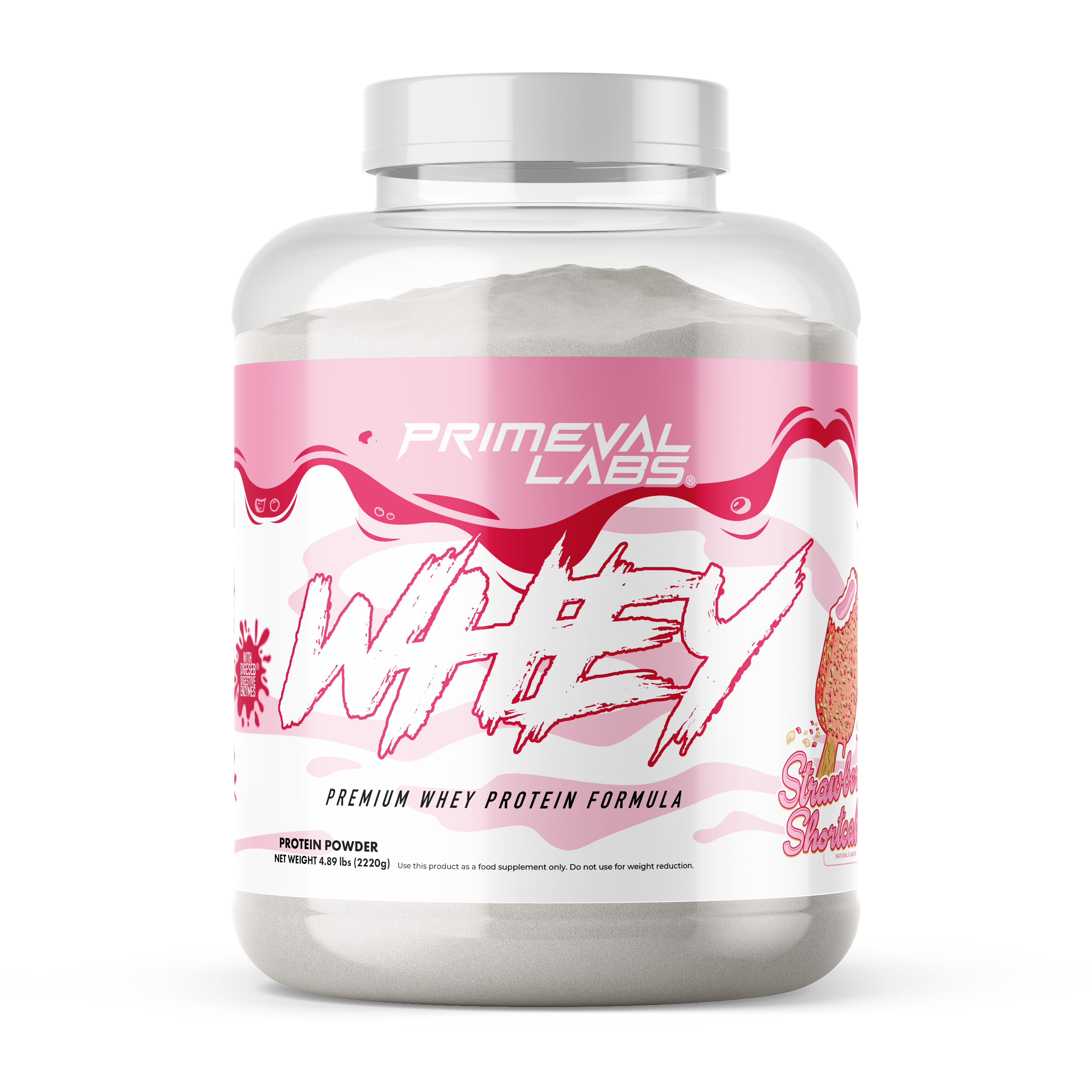 Strawberry Shortcake Whey Protein PROTEIN - Primeval Labs