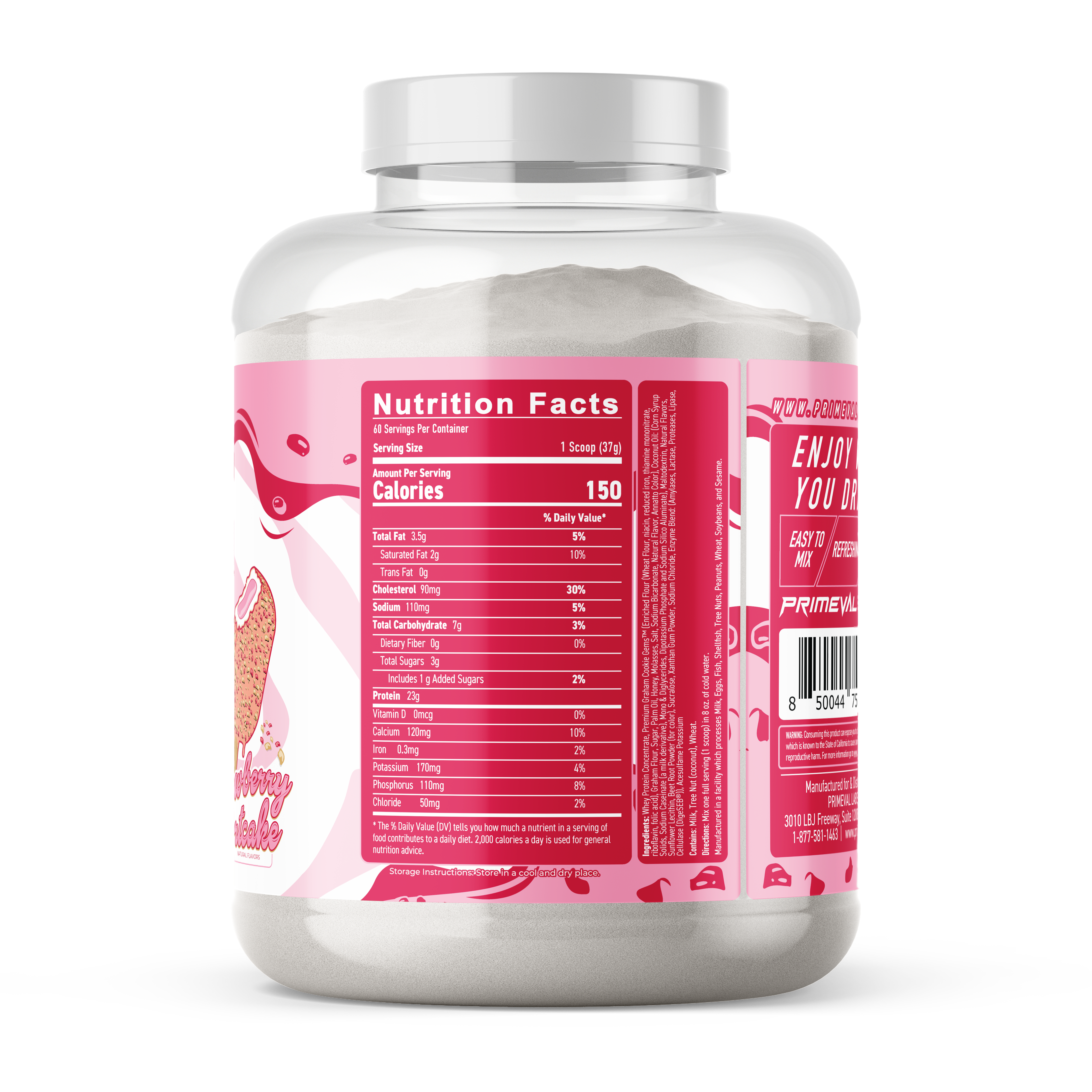 Strawberry Shortcake Whey Protein PROTEIN - Primeval Labs