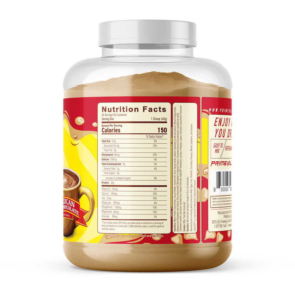 Mexican Hot Chocolate Whey Protein PROTEIN - Primeval Labs