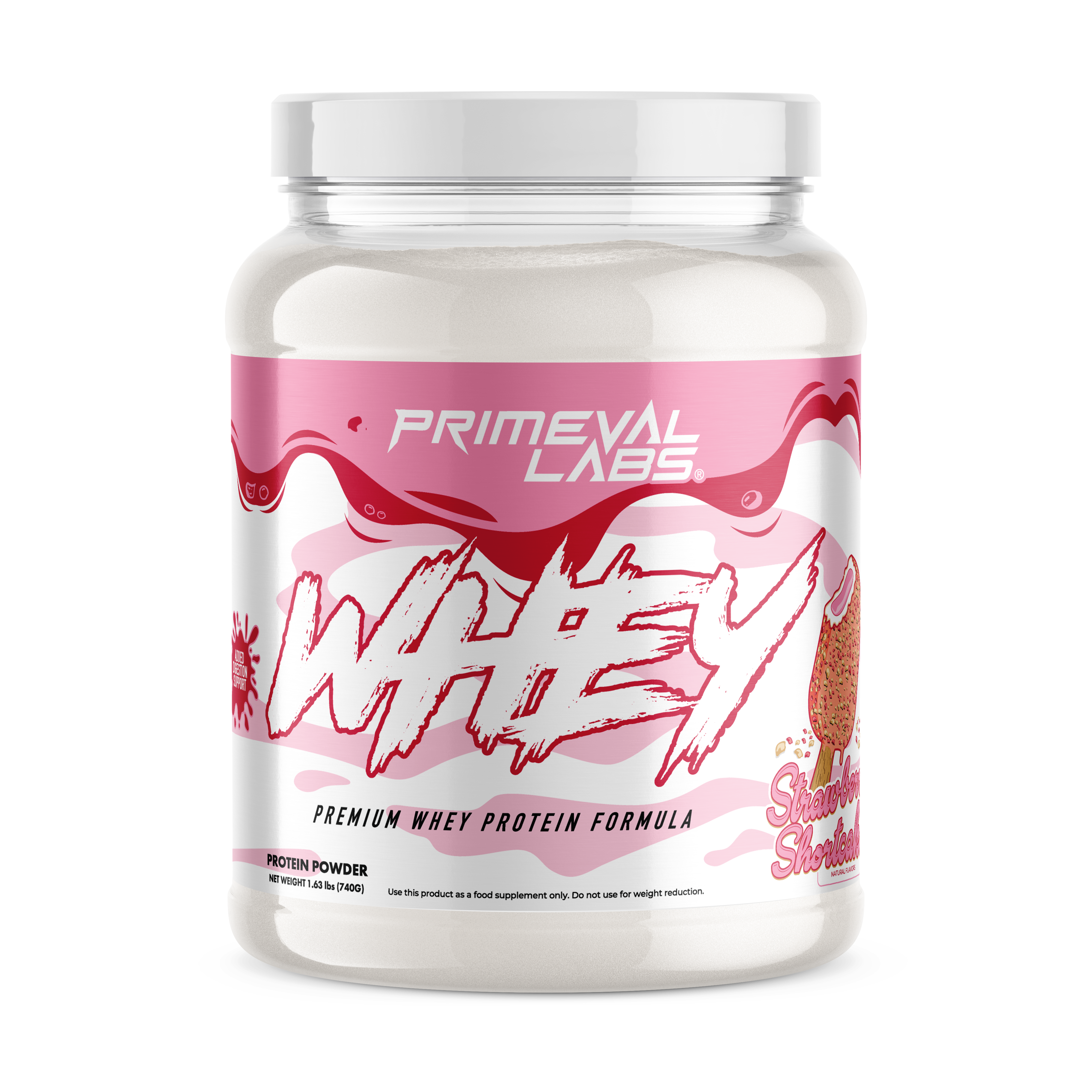 Strawberry Shortcake Whey Protein PROTEIN - Primeval Labs
