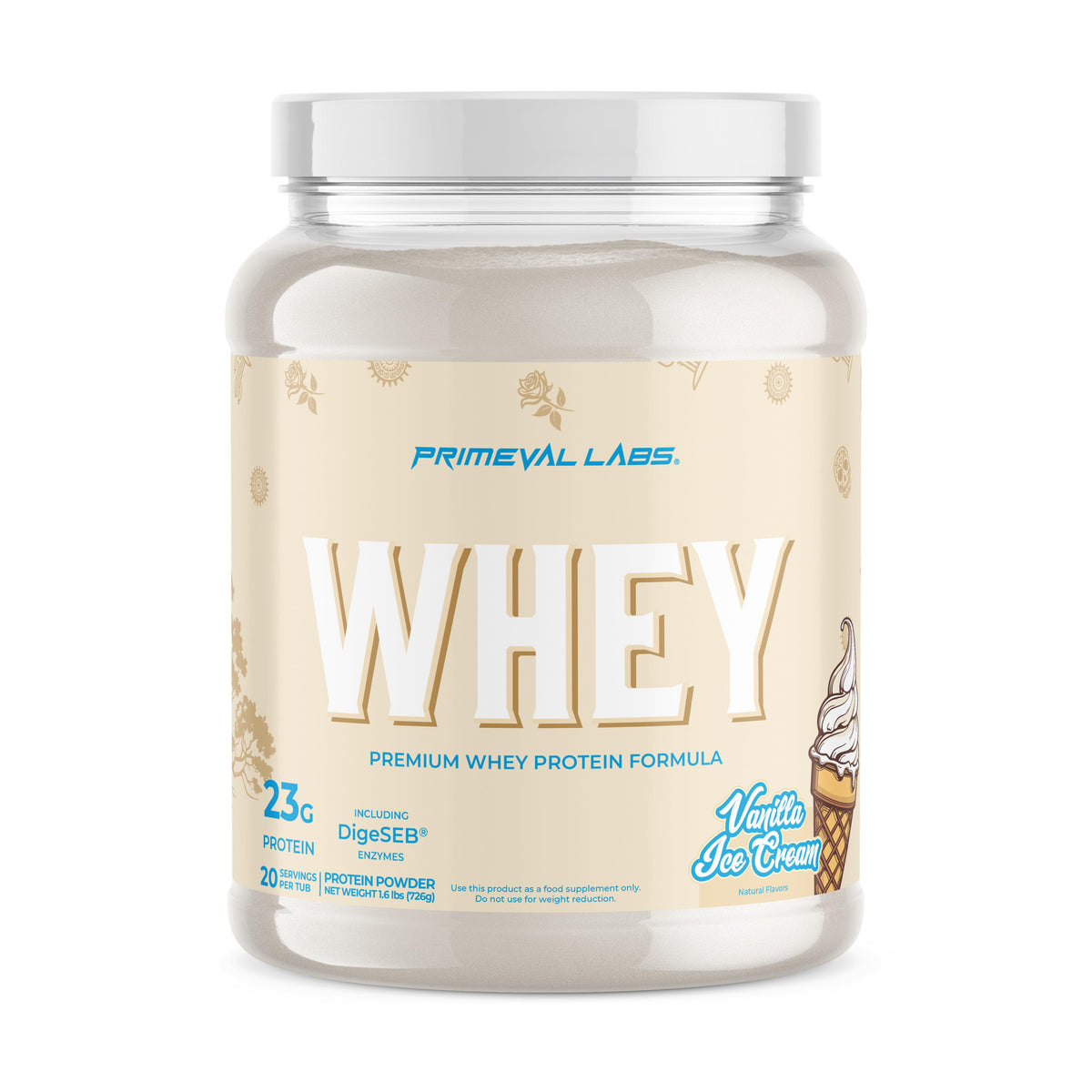 Whey Protein Fitness Supplements- Primeval Labs