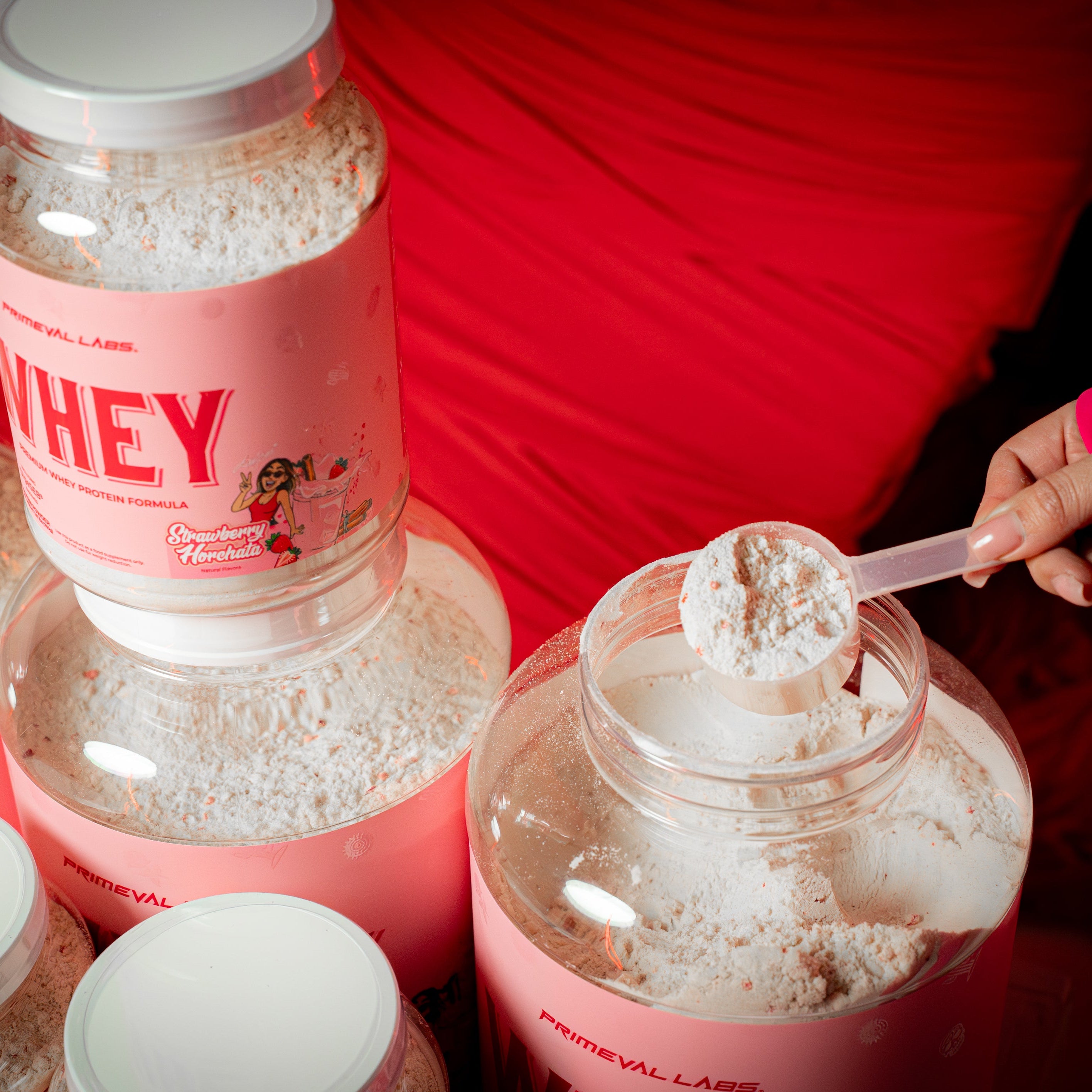Whey Strawberry Horchata - Lily Bae Collaboration  - Primeval Labs