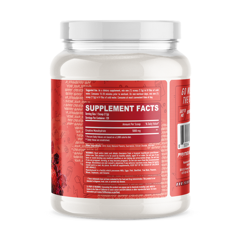 Flavored Creatine Monohydrate Powder CREATINE - Primeval Labs