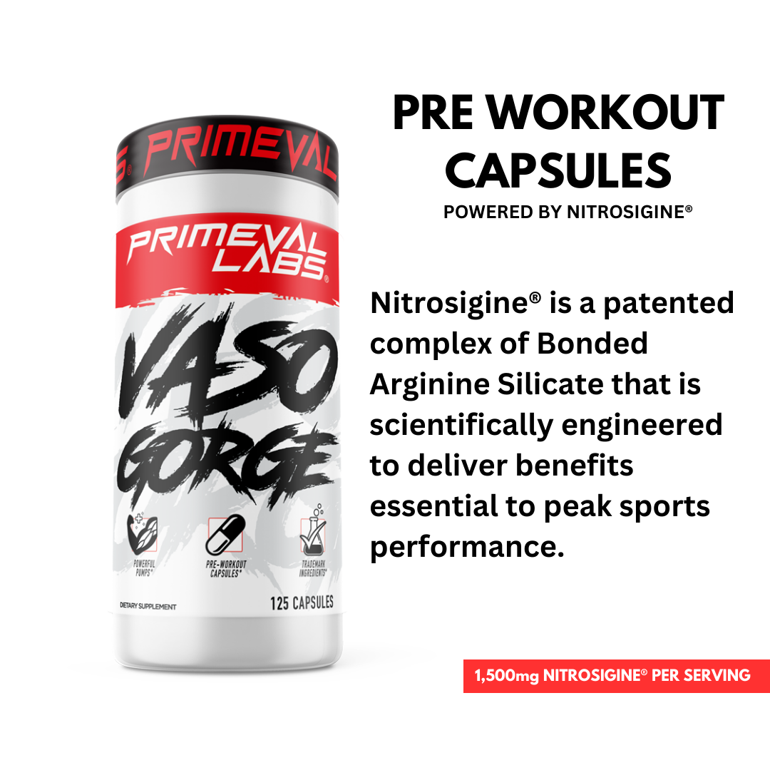 VasoGorge Pre-Workout Capsules PRE WORKOUT - Primeval Labs