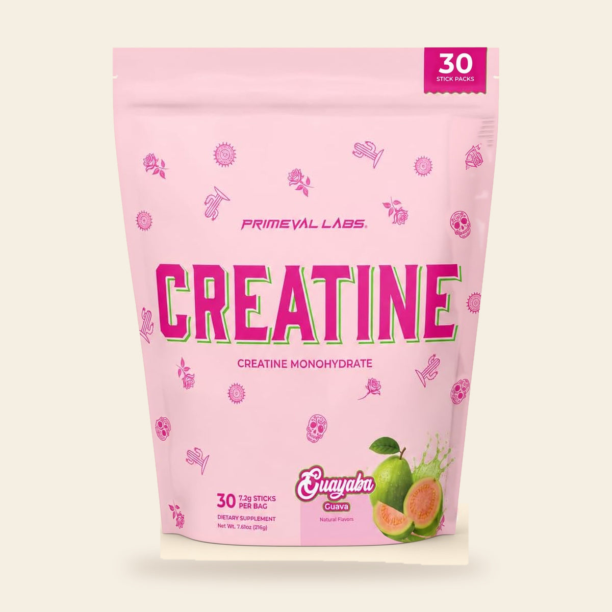 Creatine Monohydrate Stick Packs - 30 Servings