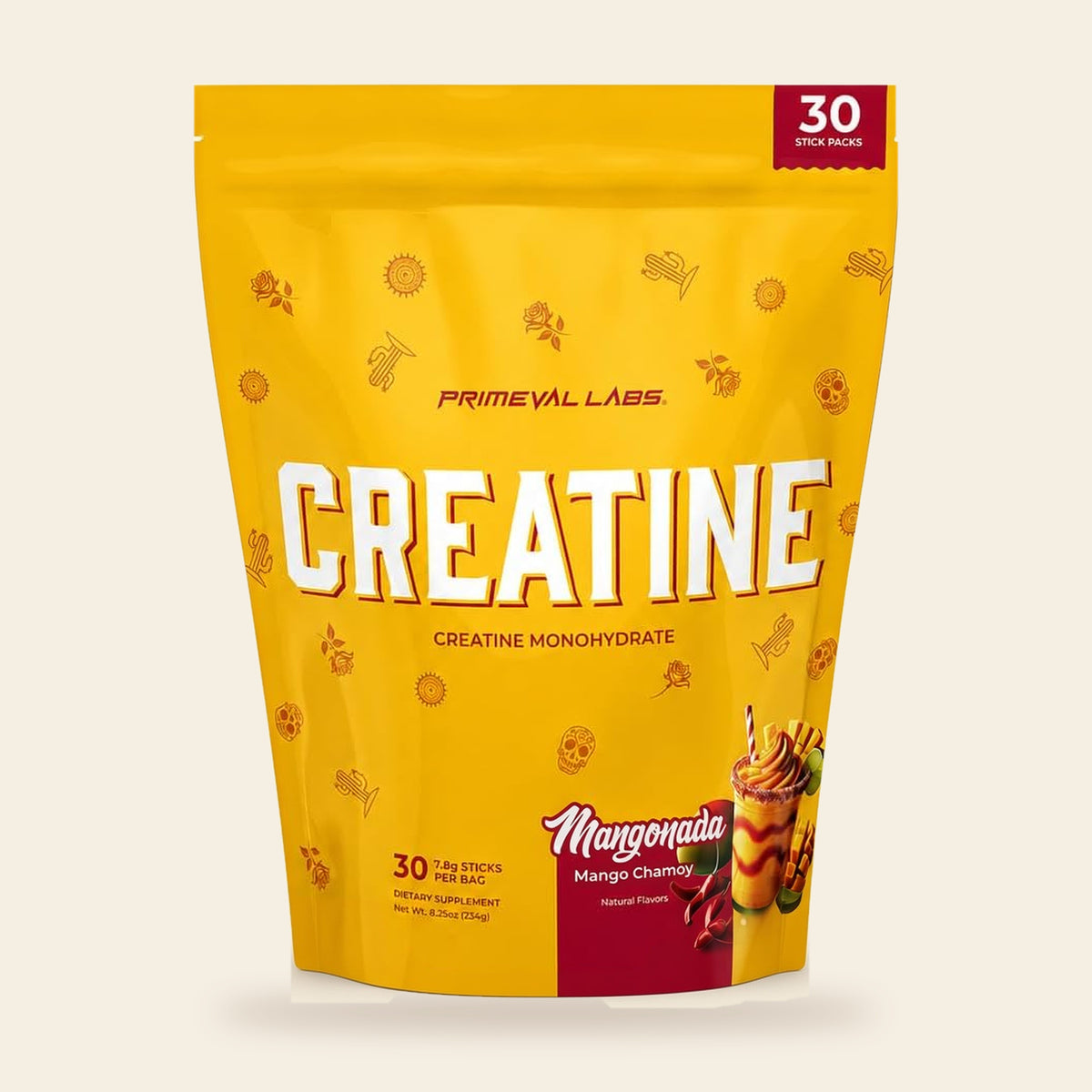 Creatine Monohydrate Stick Packs - 30 Servings