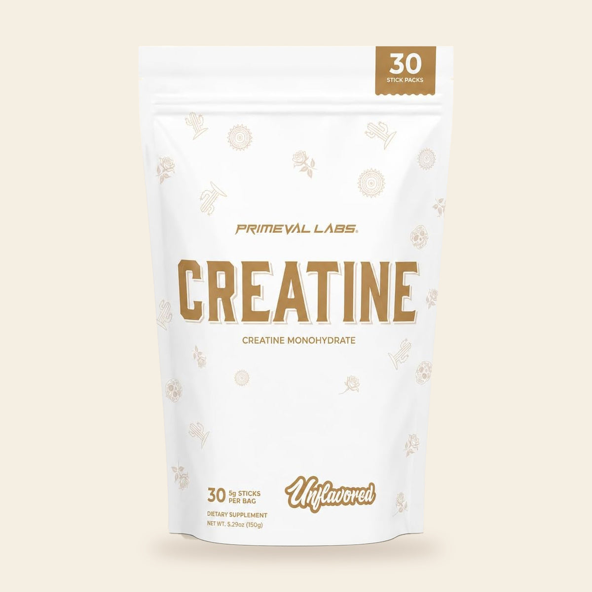 Creatine Monohydrate Stick Packs - 30 Servings