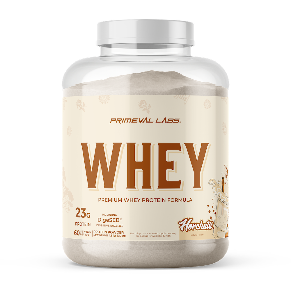 Primeval Labs Horchata Protein Powder – Whey Protein with 23g Protein
