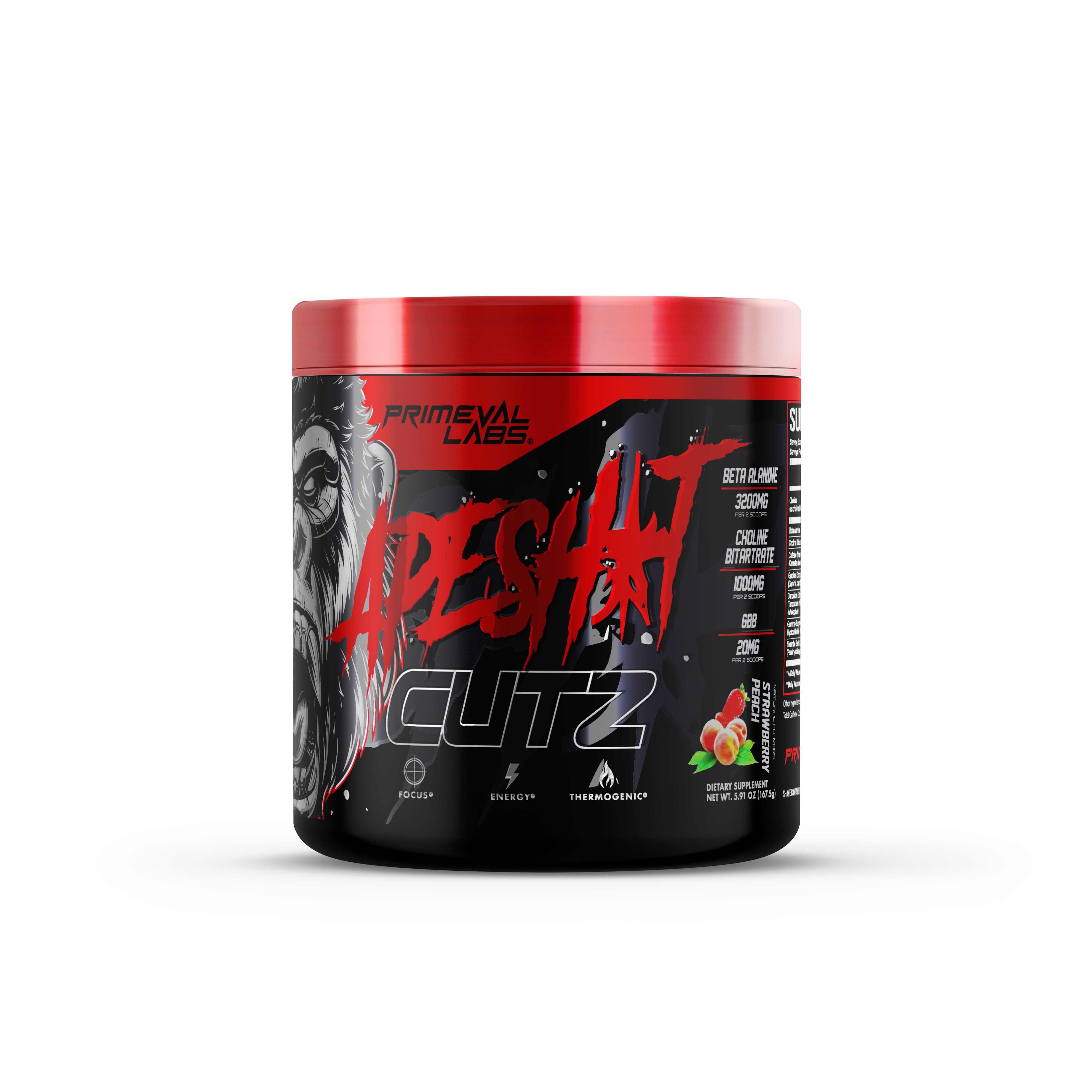 Ape Sh*t Cutz Thermogenic Fat Burner Pre-Workout  - Primeval Labs