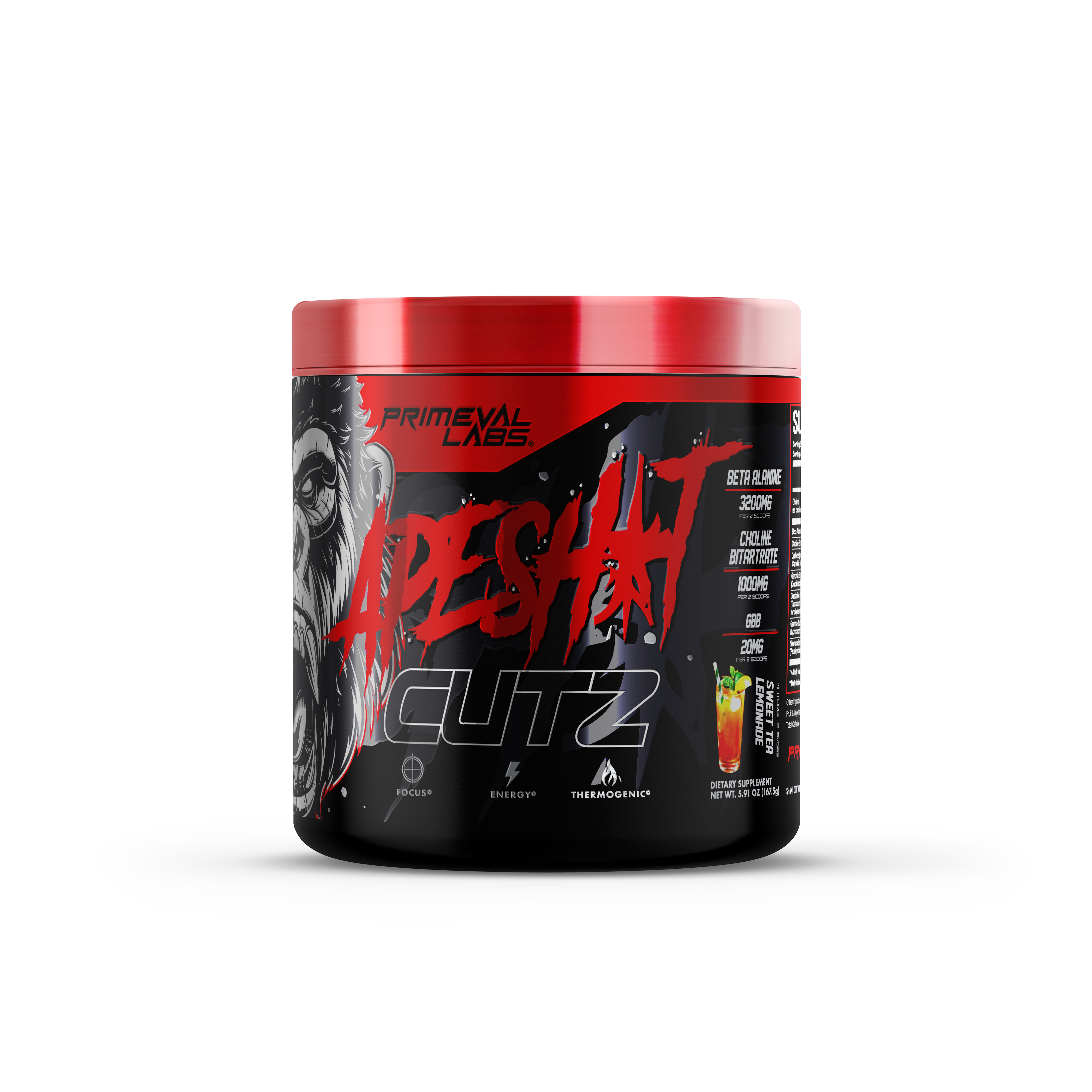 Ape Sh*t Cutz Thermogenic Fat Burner Pre-Workout  - Primeval Labs