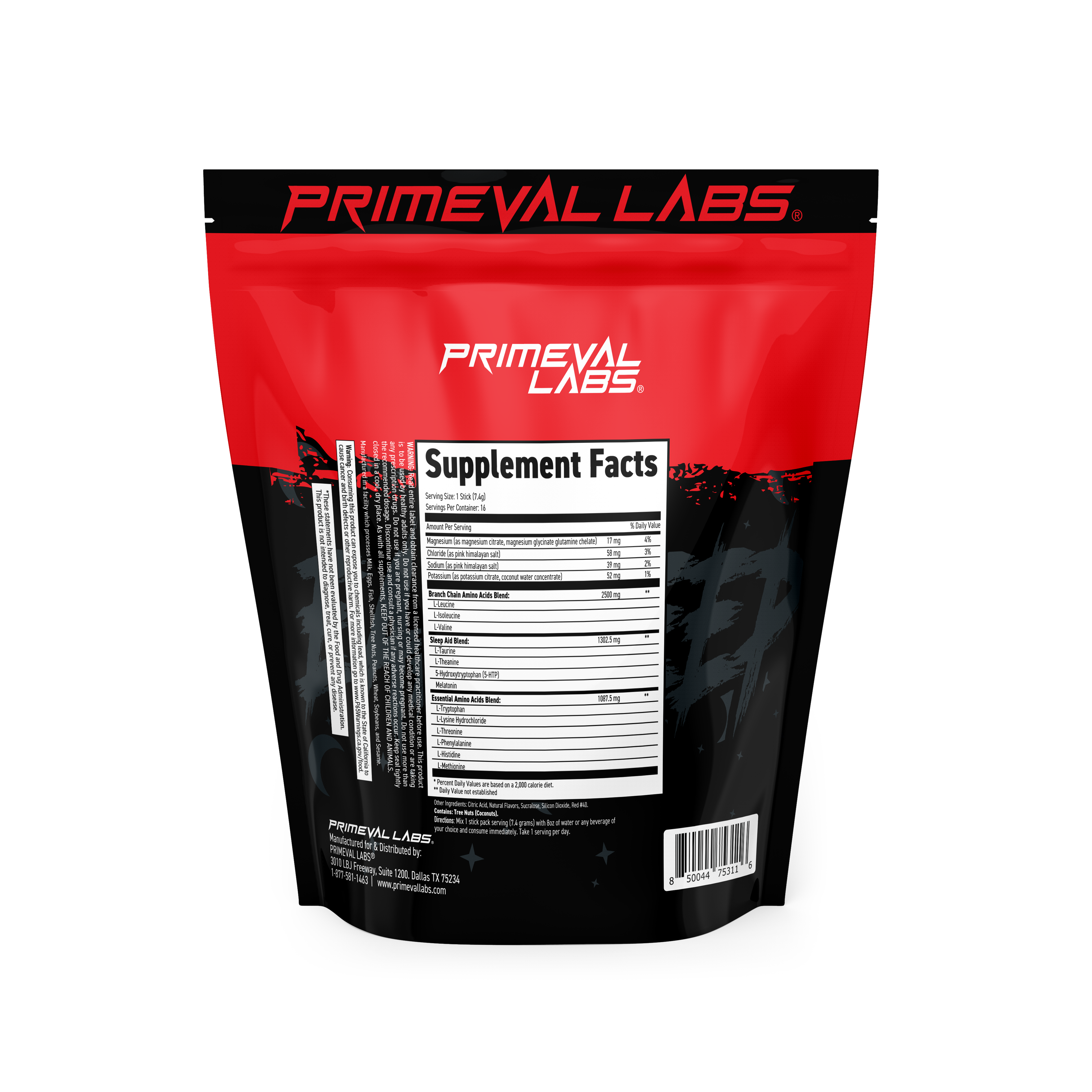 EAA SLEEP - EAA & BCAA Muscle Recovery  - Primeval Labs