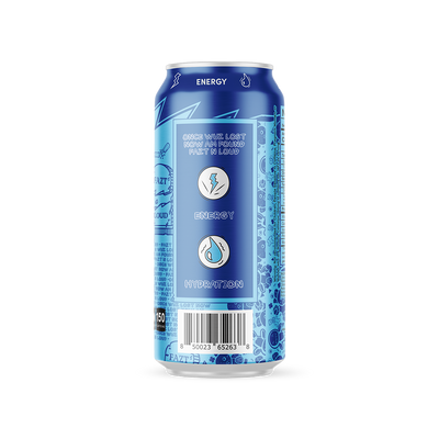Blue Rush 12 Can Case | Lost & Found Energy Drink  - Primeval Labs