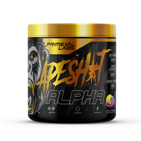 Ape Sh*t Alpha High Stim Pre Workout Supplement Powder  - Primeval Labs