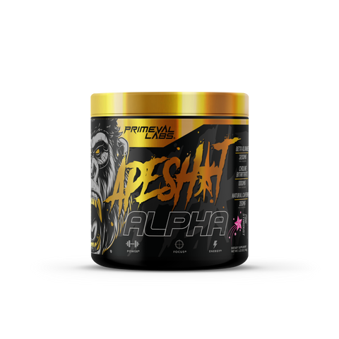 Ape Sh*t Alpha High Stim Pre Workout Supplement Powder  - Primeval Labs