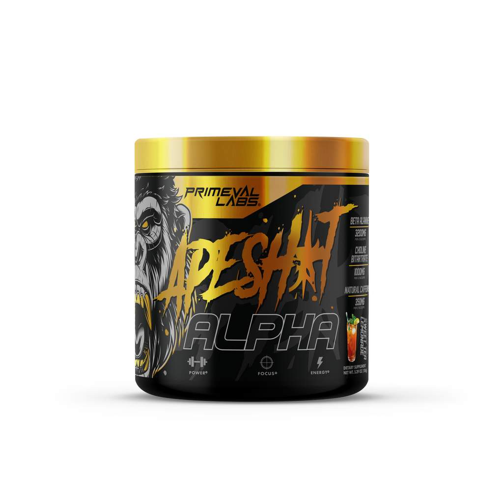 Ape Sh*t Alpha High Stim Pre Workout Supplement Powder  - Primeval Labs